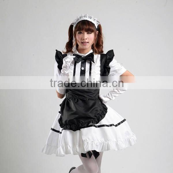 High Quality Uniform Clothes Sexy Dress Japanese Lolita Maid Dress Waitress Costumes Anime Cosplay Halloween Costume Fancy Dress