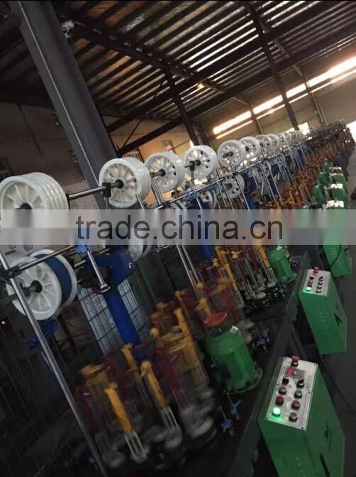 12 spindle high speed elastic cord and round rope braiding machine used for apparel