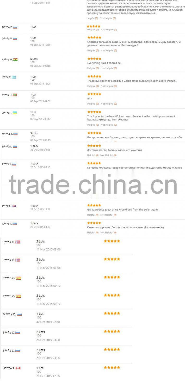 new plated color glass beads shiny AB grade A glass bead charm beading accessories