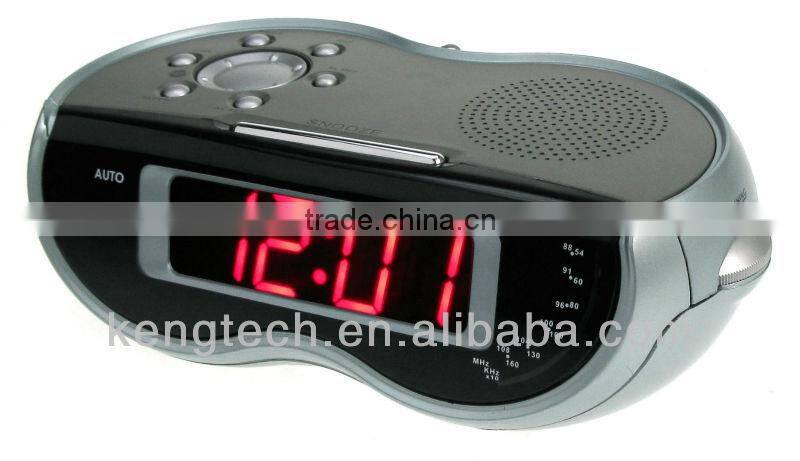 0.9" Alarm Clock Analogue Radio