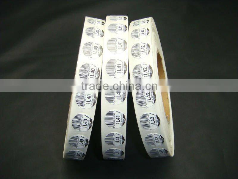 double layer label sticker