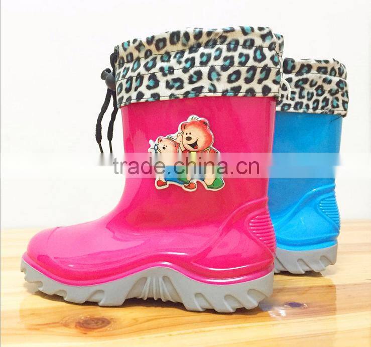 2015 new Korean winter large rain shoes winter rain shoes