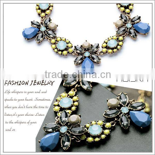 Luxurious Rhinestone Fashion Diamante Necklace