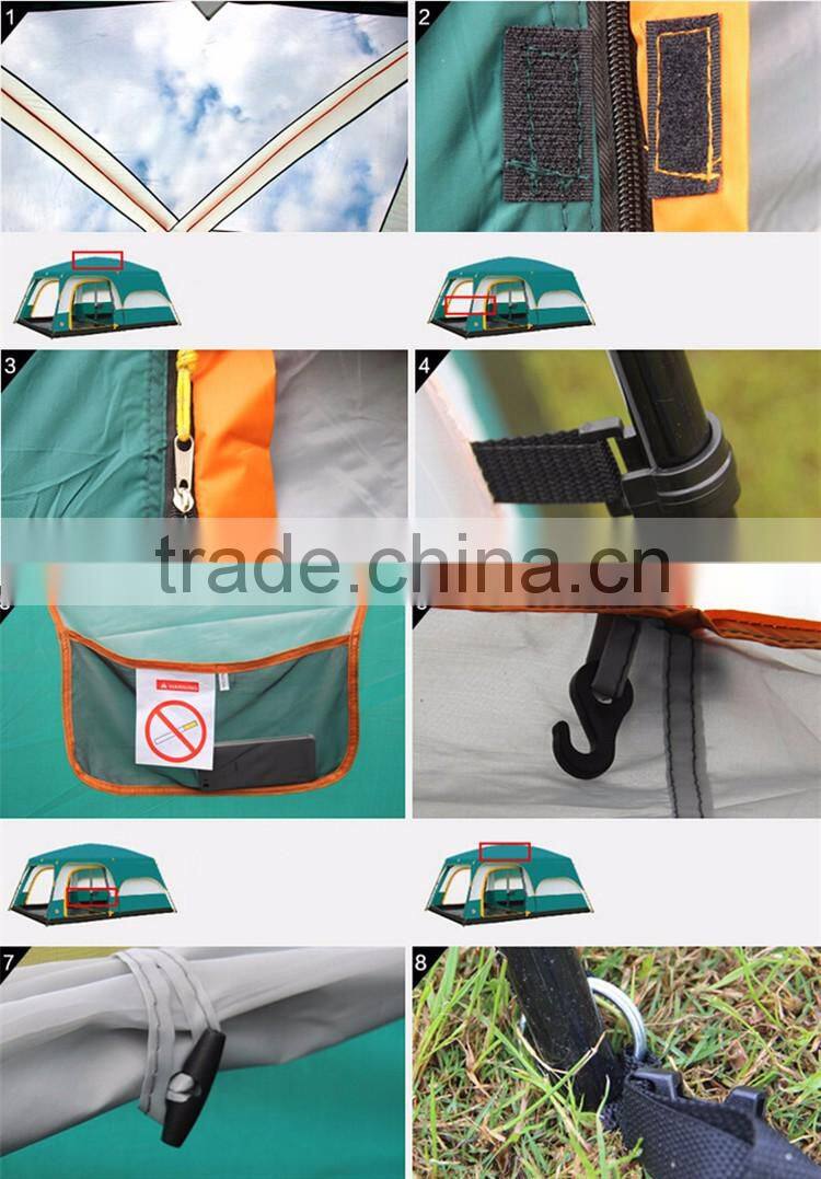 Tents Camping Family 2 Rooms Big Living Best Large Luxury Family Camping Tent