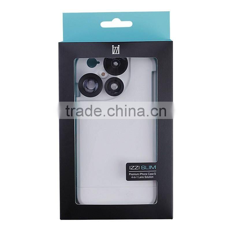 For iphone 6s/6s plus Case and 4 in 1 lens solution for cameras iZZi Slim white color