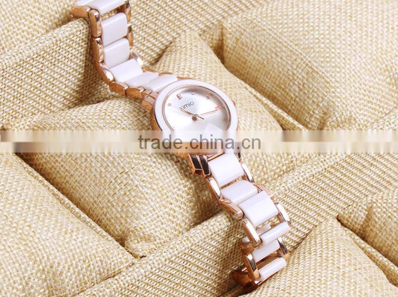 A264 ANPHY Lenen Watch Box Flannelette 3 Layers 9 units Chain Bracelet Display Box