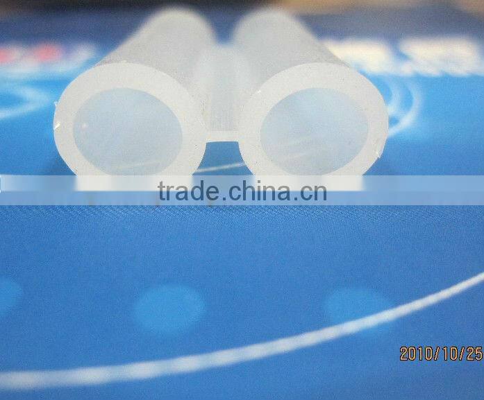 Green double lumen silicone tubing