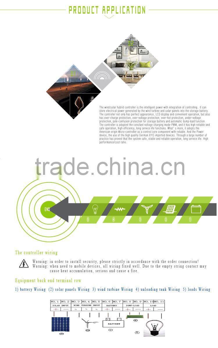 High Power Wind Solar Hybrid Controller 48v 5000w JND-W Series