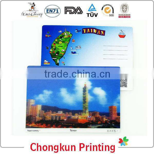 Factory 3D lenticular custom postcard