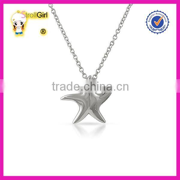 wholesale alibaba fashion jewelry 925 Sterling silver drop pendant necklace