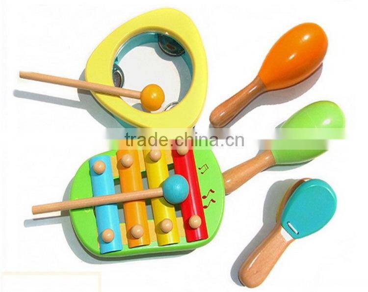 EN71/ASTM hot sale colorfull wooden educational musical toys for baby