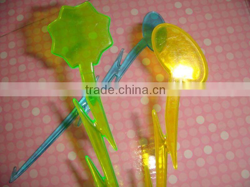 acrylic swizzle cocktail drinking stirrer