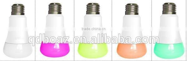 Cool color & Warm color adjustable 7W Bluetooth LED Smart Blub