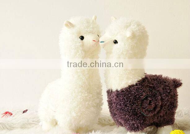 Custom wholesale handmade stuffed alpaca plush