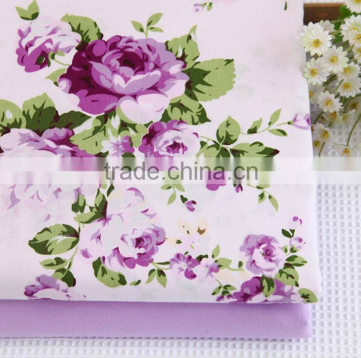 100% cotton printed fabric for bedding set