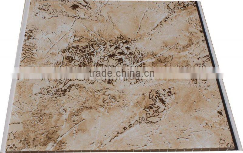 Popular wooden design trasfer printing upvc ceiling panel T040