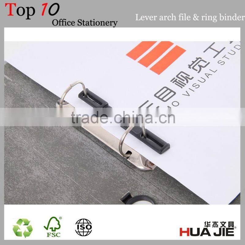 PVC cardboard lever arch file folder 2 ring binder