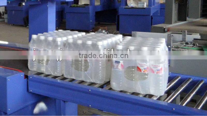 Group shrink machine for water bottles