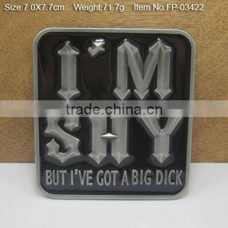 brass metal plate buckles Alloy buckles and accessorie factory plate nickel