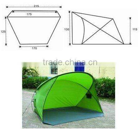 Arcadia fiberglass ice fishing tent
