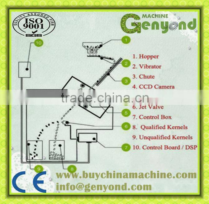 Red dates color sorter machine