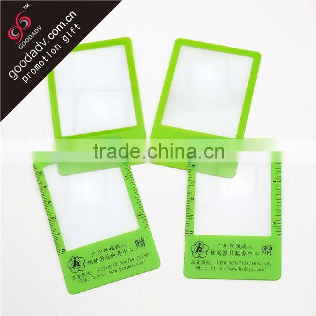 Wholesale flexible magnifying glass pvc with logo printing