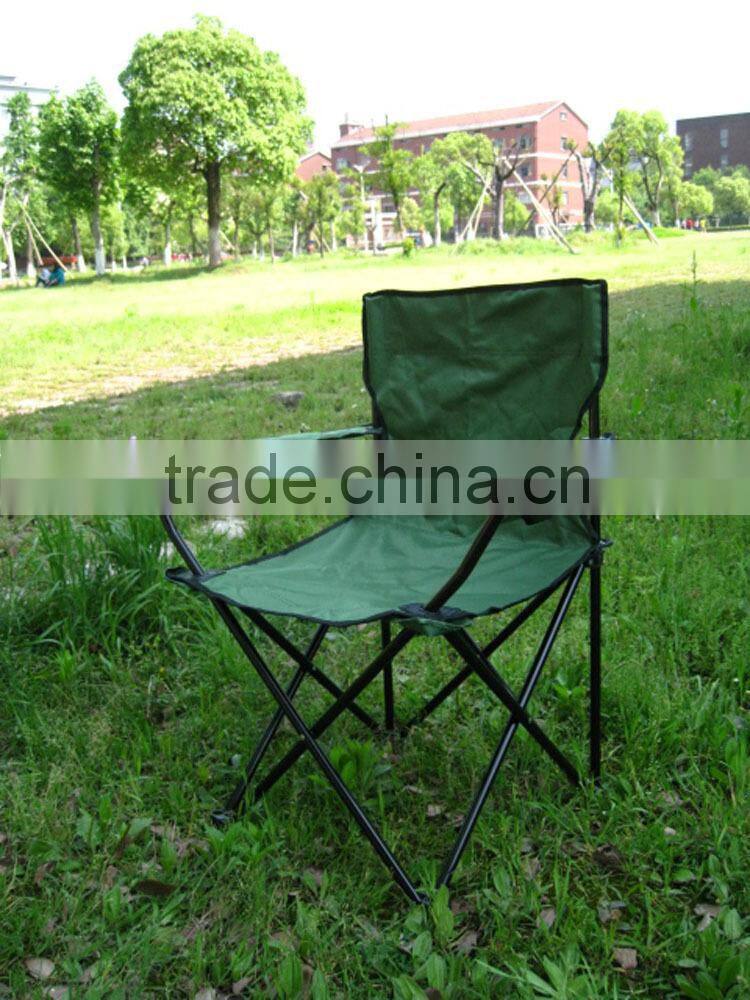outdoor camping folding portable chair with handrail
