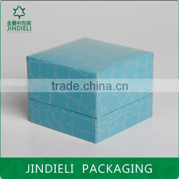 whole sky blue paper jewelry set box packaging