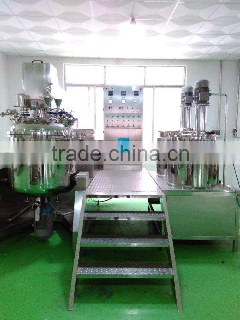 Durable stainless steel emulsifier homogenizer vacuum mixer for cosmetic or food
