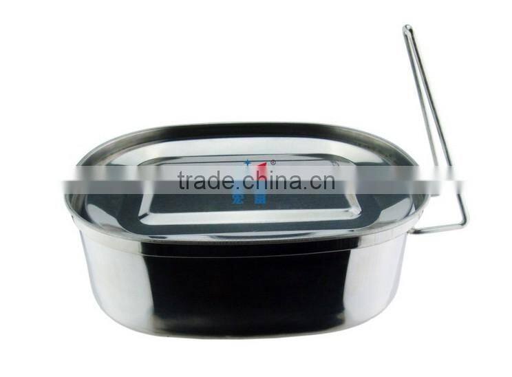 stainless steel preschool salad lunch box from china 2015