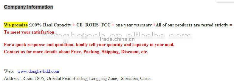 Sale!!! Sale!!! Sale!!! Second Hand Hard Disk/ 1TB HDD/ Recertifed/ White Label 3.5" HD For Pc