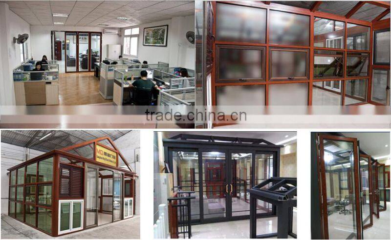 China upvc double sliding window with flyscreen