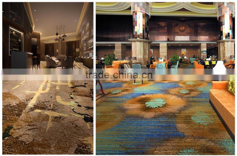 Econimic nylon printed carpet for hotel corridor