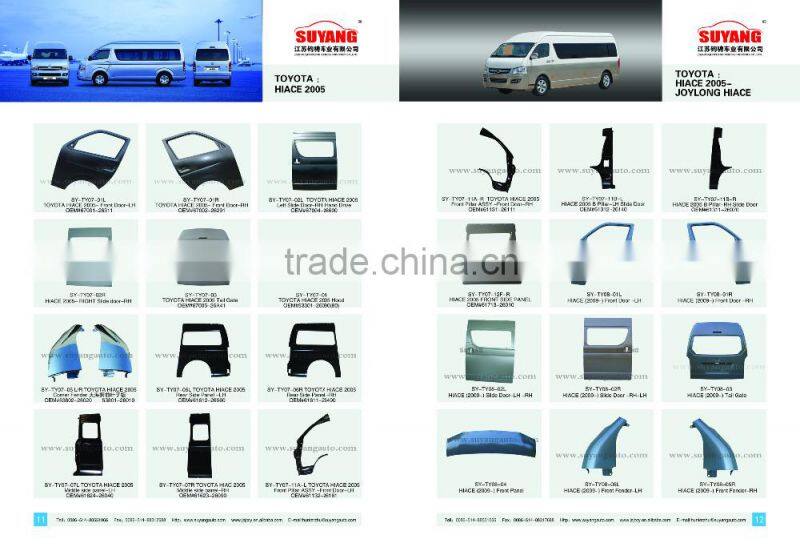 Replacement Radiator Support for TOYOTA corolla 07-12 aftermarket auto body parts