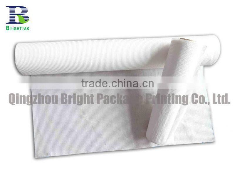 Disposable Medical Paper Bed Sheets for hospital ,paper and PE film laminated examination Table Couch Cover Paper