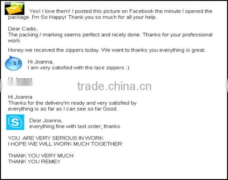 New arrival #5 plastic open end zipper for coat