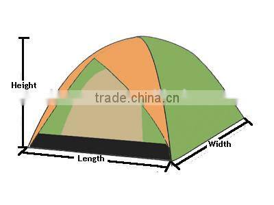 cheap sale singel fabric 2 person tent
