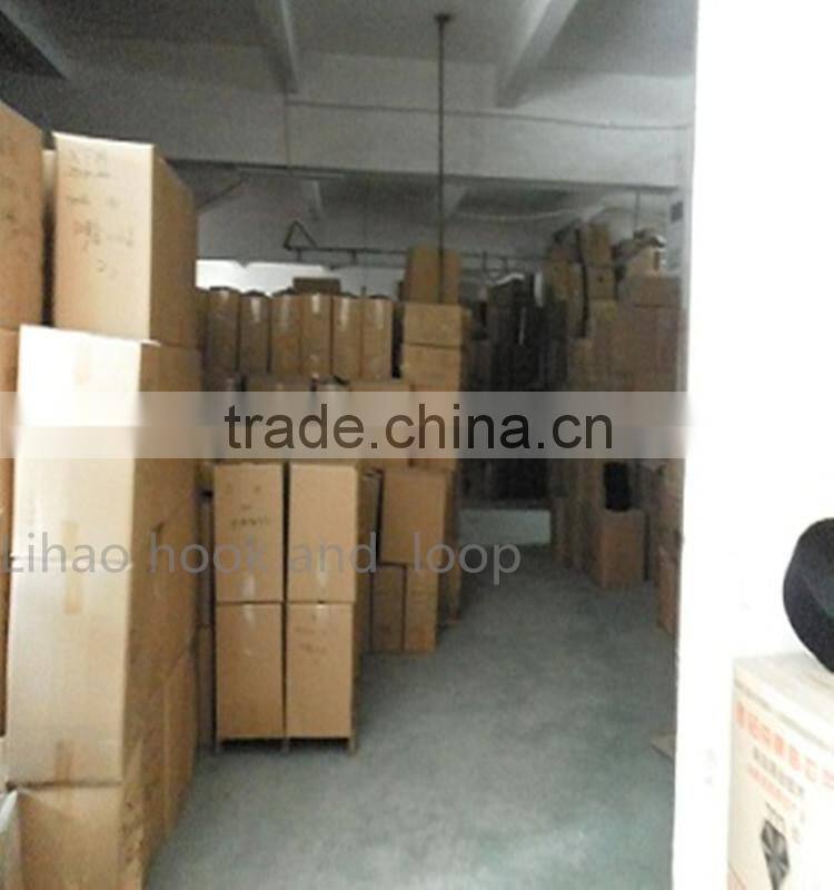 Hook and loop armband with logo