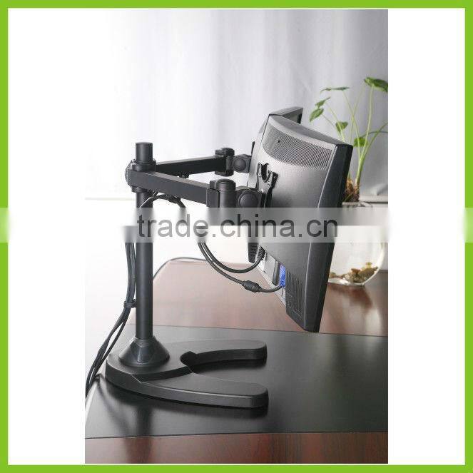 LCD351D-STAND DMP VESA 75x75 100x100 Double LCD Monitor Stand
