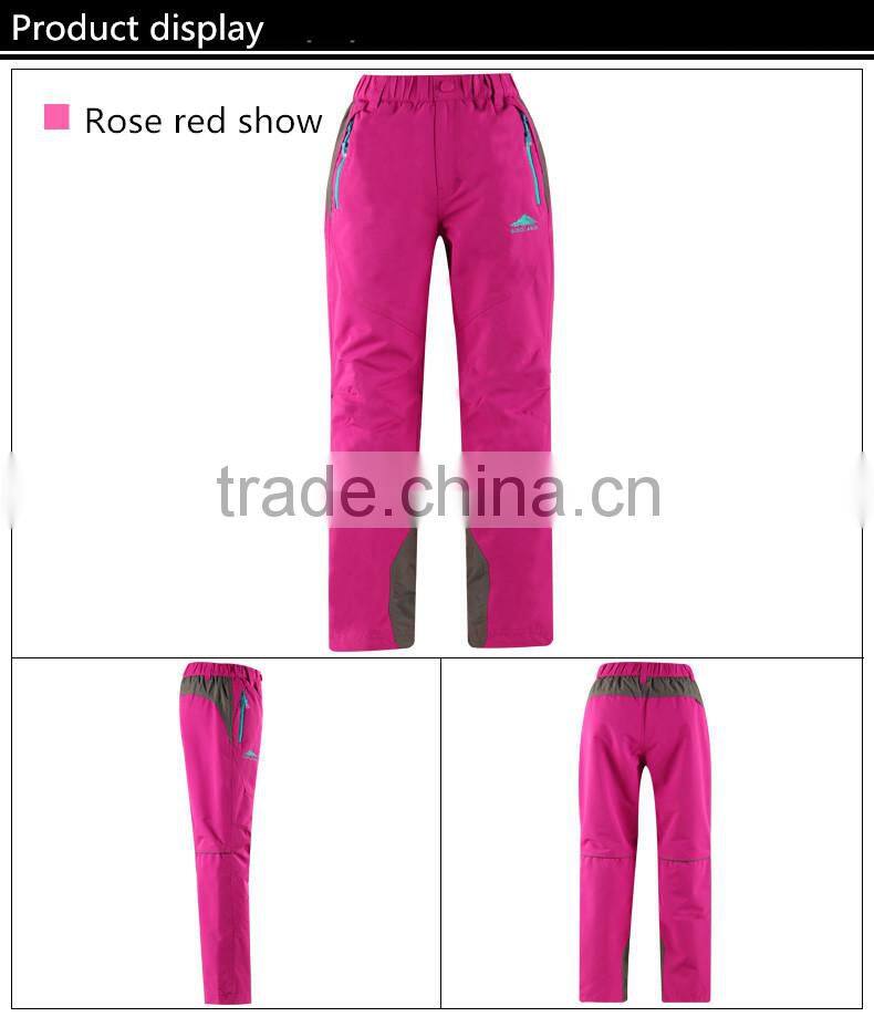 Kids custom-design winter ski pants windproof breathable waterproof