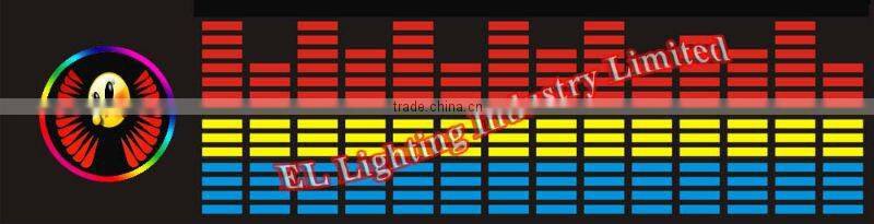 2014 newest design EL Car Sticker