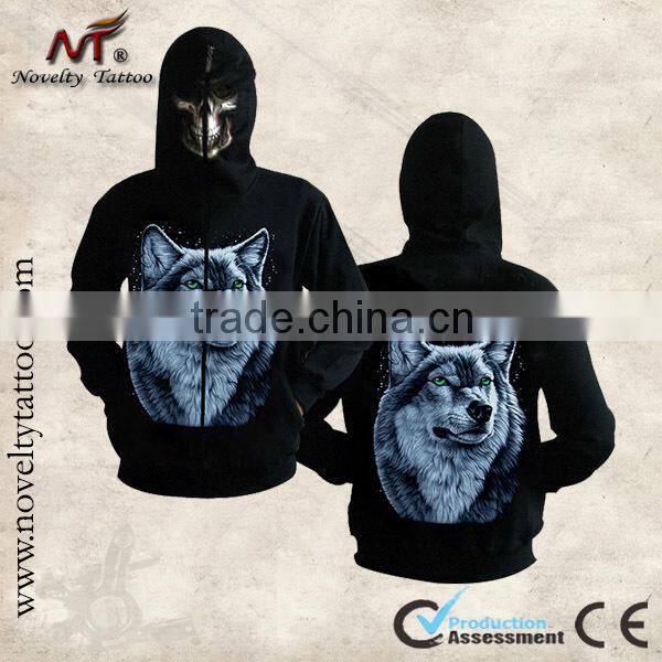 HM-100201 animal wolf hoodie