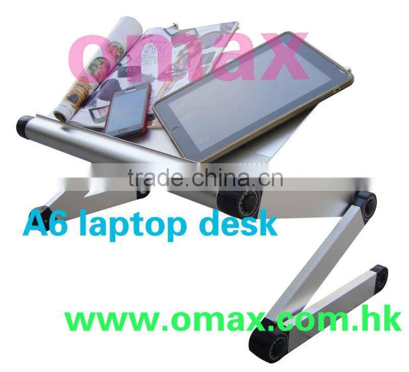 stand up laptop desk with mouse pad
