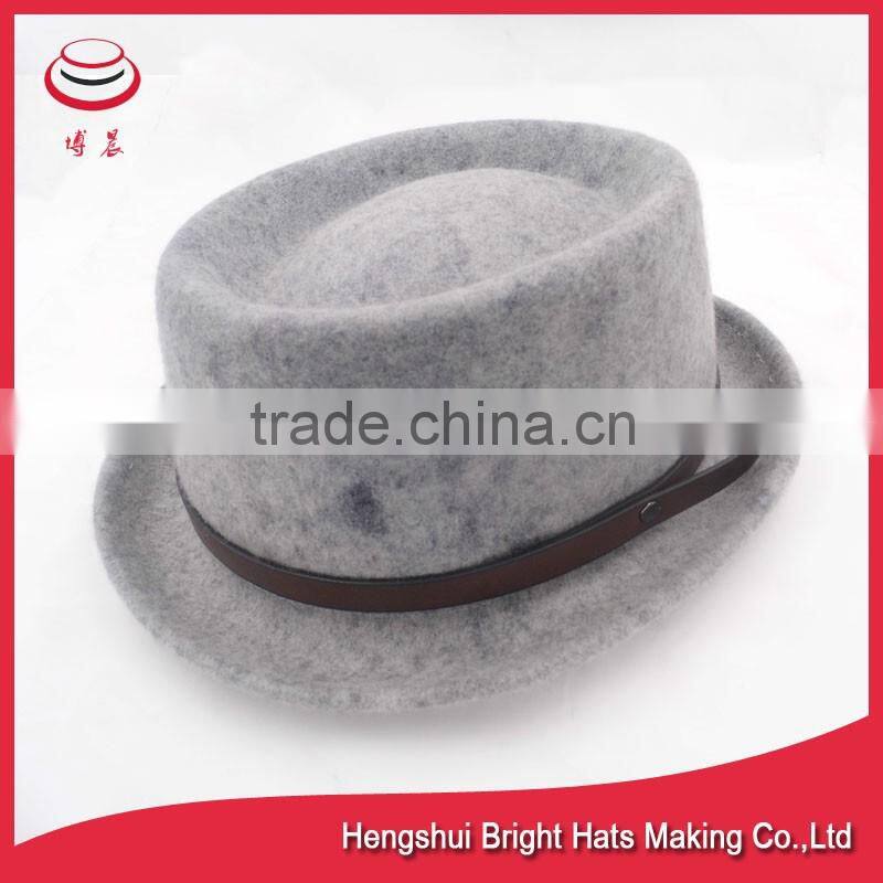 Porkpie or Pig Pie Pork Pie 100% Wool Felt Hats