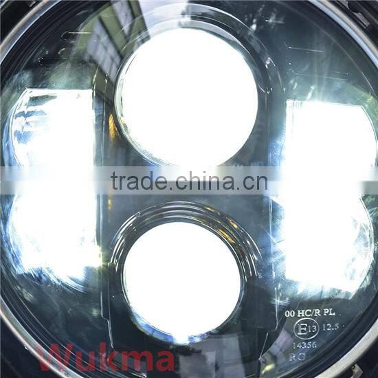 2015 Newest Emark 7inch round high/low beam headlight for Jeep Wrangler CJ TJ JK Harley Hummer Landrover