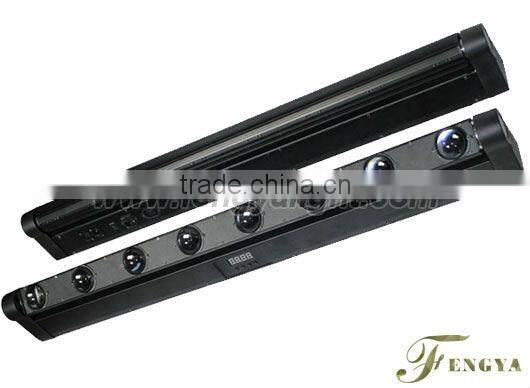 8pcs10w White color led beam light disco light