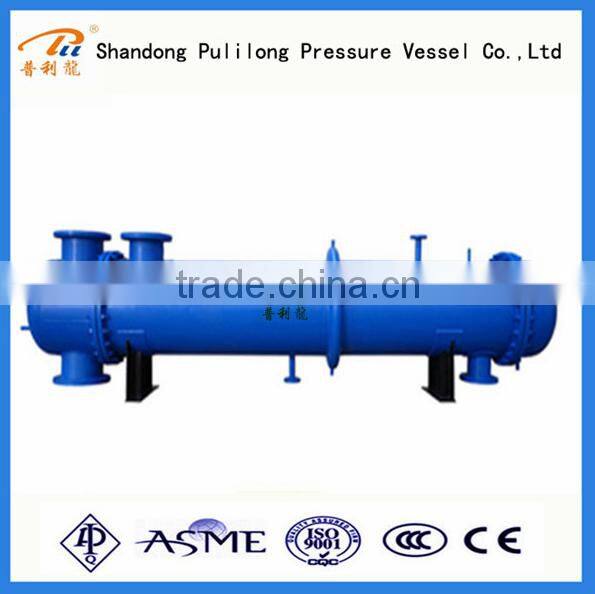 ASME standard threaded pipe tube and shell heat exchanger +86 18396857909