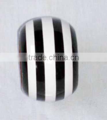 wooden handmade printed napkin rings