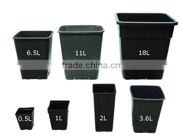 Wholesale Hydroponic Nursery Plastic Plant Bag new wicker design square rattan pot