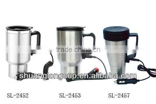 Stainless steel electric heated travel mug ,electric teapot warmer